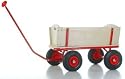 Bollerwagen BUBI mit pannenfreien PU-Reifen T&Uuml;V GS FSC