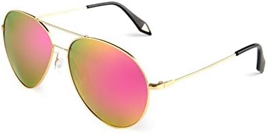 Genuine polarized sunglasses male and female couple Colorful fashion classic retro sunglasses yurt tide (Barbie pink)