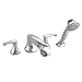 American Standard 7005.901.002 Copeland Deck Mount Filler with Personal Shower and Integral Diverter, Polished Chrome