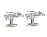 Sterling Silver Golf Bag Cuff Links
