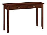 Simpli Home Artisan Console Table, 45"W x 29.5"H, Medium Auburn Brown