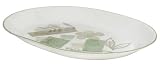 Corelle Impressions 12-1/4-Inch Serving Platter, Textured Leaves