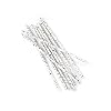 Kikkerland Biodegradable Paper Straws, Blue and White Striped, Box of 144