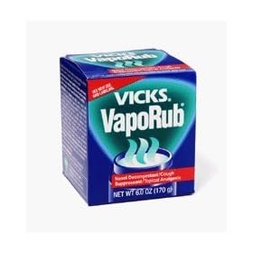 Vicks VapoRub-Cough Suppressant, 6oz (170g)