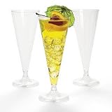 50 plastic champagne toasting wedding flutes