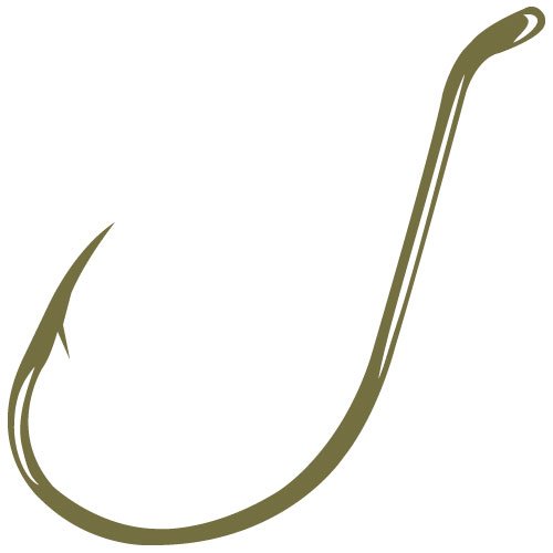 Gamakatsu Bronze Octopus Hook, 100 Pack