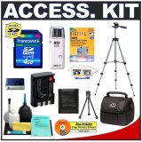 Accessory Kit for Canon Powershot Digital Cameras (G7 G9) with Deluxe Padded Camera Carrying Case + Transcend 4GB SecureDigital (SD) Card + Spare Replacement NB-2LH Battery for Canon + Compact Travel Tripod + High Speed USB 2.0 SecureDigital (SD) Card Reader
