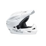 Pryme AL Full Face Helmet, - SM/MED (54-57 cm), White, w/White, Trim