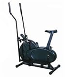 CrystalTec 2 in 1 Exercise Bike & Cross Trainer