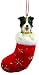 Santa's Little Pals Border Collie Christmas Ornament