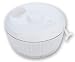 MIU Plastic Pull-String-Drain-Through Salad Spinner, White
