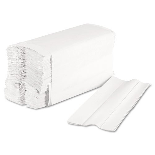 Boardwalk 6220 Paper Towel 1-Ply C-Fold 10 Width x 12 25 Length White 12 Pack of 200B003UEJAQ8