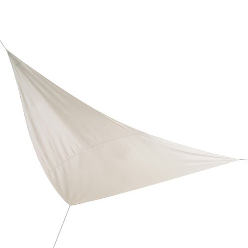 greemotion 438020 Sonnensegel 5 x 5 x 5 m UV best&auml;ndig beige, mit 3