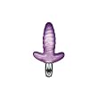 Nass-Walk Inc. Velvet Kiss Collect Royale Twist Spiral Anal Vibrator, Purple
