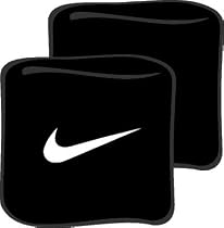 NIKE Swoosh Black Wristbands