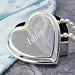 Engraved Silver Heart Keepsake Box