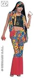 Kost&uuml;m Hippie Frau 5 tlg - Gr - XL ca - Gr - 42/44 - Widmann