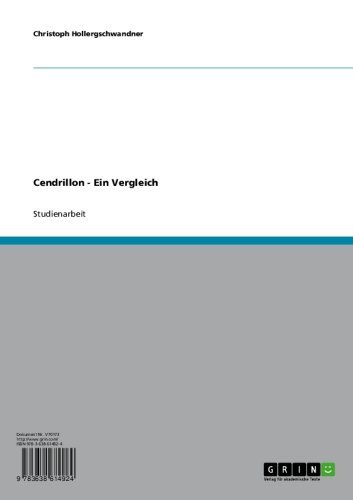 Cendrillon - Ein Vergleich (German Edition)