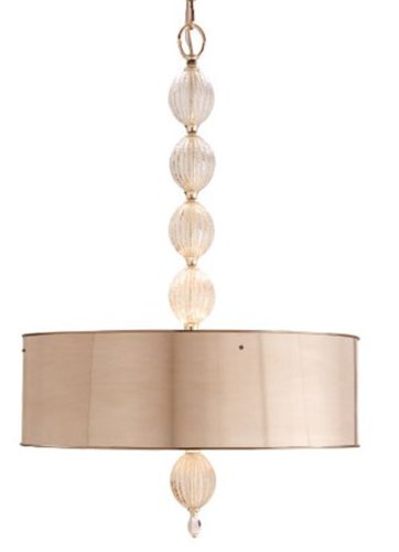 Arteriors 89409 Mckale Chandelier Polished Nickel