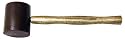 Classic 16 Oz Leather Mallet for Woodworking, Jewelry, Gunsmithing