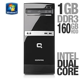 Compaq 500B VS695UT Microtower Business PC - Intel Pentium Dual Core E5400 2.70GHz, 1GB... by HP