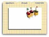 3 X 5 Decorative Plaid Recipe Card Divider Set
