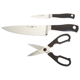 Wusthof Grand Prix ll 3-Piece Essentials Set, Including Chef's Knife, Parer and Shear