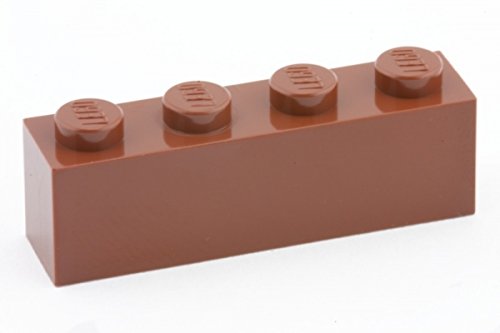 Lego Parts: Brick 1 x 4 (Reddish Brown)