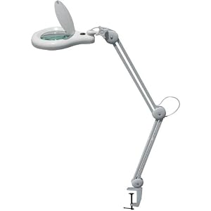 Artisan-Lighted-Magnifying-Daylight-Desk-Lamp-w-Clamp