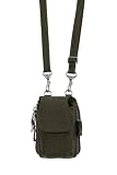 Baggallini Crinkle Flip Phone Case, Dark Olive