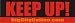 Bumper Sticker Keep Up!