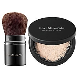 Bare Escentuals Original Mineral Veil in Mirrored Compact with Brush Bare Escentuals Original Mineral Veil in Mirrored Compact with Brush