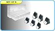 Laube Dog Grooming Big K 6 Pc Clip Comb Set