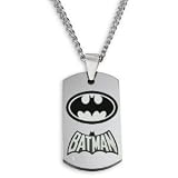 Batman Dogtag Necklace w/Chain and Giftbox