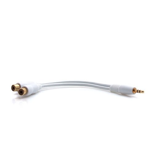 System-S Sound Cable to Cinch female for Apple iPod Nano 1 2 3 4 5 6 Touch 1 2 3 4 Mini Video Classic Shuffle 3 Gen