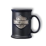 Harley Davidson Black Matt Coffee Mega Mug