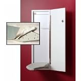 Ironing Center w/ Unfinished Birch Door-4 - Straight Model (Unfinished Birch/Gray) (47 7/8 H x 15 W x 7 3/8 D)