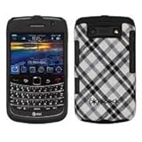 Speck Products Plaid Fitted Case for Blackberry Bold 2 9700 (Black/White)