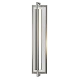 Murray Feiss WB1452BS, Mila Mirrored Wall Sconce Lighting, 2 Light, 80 Total Watts, Steel