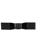 bebe Geo Buckle Stretch Belt
