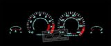 1990-1993 Acura Integra Black Reverse Gauges
