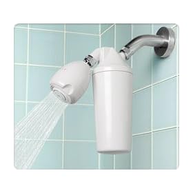 Aquasana AQ-4100 Deluxe Shower Water Filter System with Adjustable Showerhead