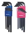 Westward 2CYC4 L-Shaped Hex Key Set, SAE/Metric, 22 PC