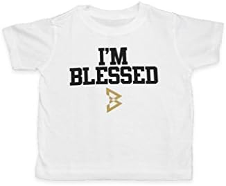 Beast Mode Toddler I'm Blessed Short-Sleeve T-Shirt 3T White