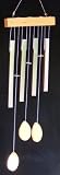 Natural Wood Windchime With Square Tubes