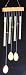 Natural Wood Windchime With Square Tubes