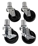 Caster Set for Single Deck Convection Oven