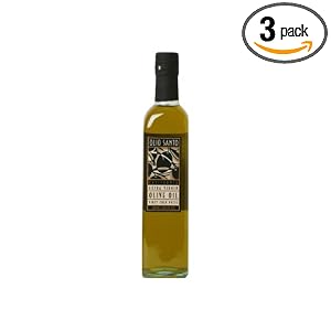Olio Santo Extra Virgin Olive Oil , 16.9-Ounce Bottle (Pack of 3) by Olio Santo