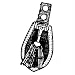 Color Black Uncle Mike's Key Ring Holder