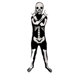 Morphsuits Kids Premium Skeleton Costume, Small